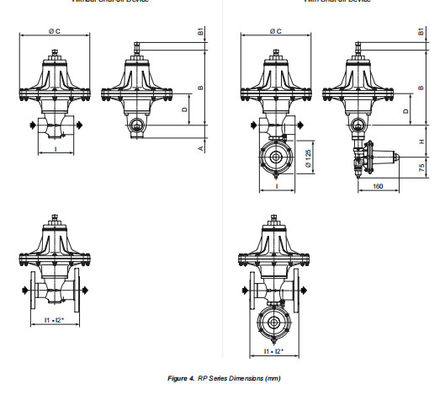 Tartarini RP ซีรีส เครื่องปรับความดัน EMERSON พร้อมกระเป๋าปรับสกิด