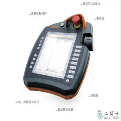 KUKA Teach Pendant 00-168-334 เป็น Smart PAD ของ KRC4 ตู้ควบคุมของ KUKA 6 Axis Robot Arm
