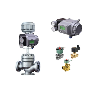 วาล์วควบคุมอุณหภูมิต่ํา ด้วย Masoneilan SVI3 วาล์วดิจิตอลตําแหน่งและ EMERSON ASCO210 วาล์ว solenoid 2 ทาง