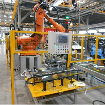 ABB 6 Axis Robotic Arm IRB 6700-155/2.85 พร้อมเครื่องล้าง CNGBS สําหรับอัตโนมัติหุ่นยนต์ปาเลต