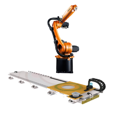 Kuka Industrial Robotic 6 Axis KR 8 R1620 พร้อม CNGBS Robot Guide Rail สําหรับการจัดการอัตโนมัติ