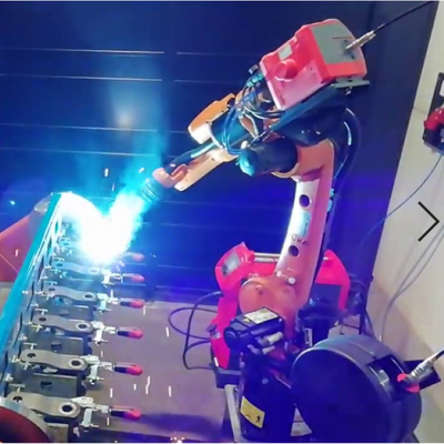 Kuka Industrial Robotic 6 Axis KR 8 R1620 พร้อม CNGBS Robot Guide Rail สําหรับการจัดการอัตโนมัติ