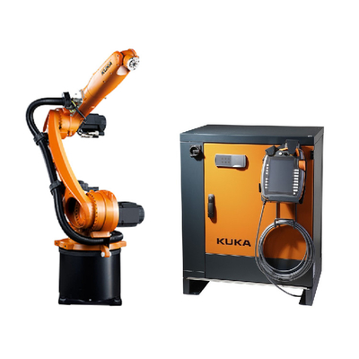 Kuka Industrial Robotic 6 Axis KR 8 R1620 พร้อม CNGBS Robot Guide Rail สําหรับการจัดการอัตโนมัติ