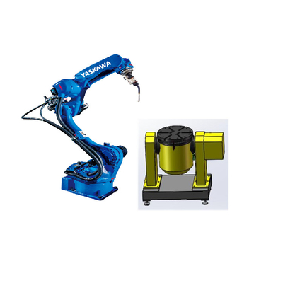 YASKAWA หุ่นยนต์ AR1440 กับ 1440MM Reach เป็น 6 Axis หุ่นยนต์แขนด้วย CNGBS หุ่นยนต์ Positioner สําหรับเครื่องปั่น