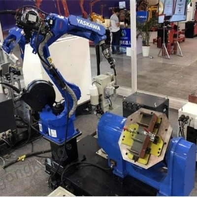 YASKAWA หุ่นยนต์ AR1440 กับ 1440MM Reach เป็น 6 Axis หุ่นยนต์แขนด้วย CNGBS หุ่นยนต์ Positioner สําหรับเครื่องปั่น