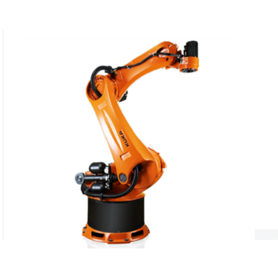 KUKA อุตสาหกรรมหุ่นยนต์แขน KR 470-2 PA หุ่นยนต์ palletizing กับ CNGBS guide rail สําหรับโรงงานเป็นเครื่อง pallet