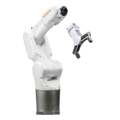KUKA Cobot KR 4 R600 สําหรับการทํางานกับ Onrobot Gripper ในฐานะเครื่องเก็บและวาง