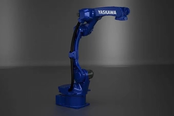 YASKAWA MOTOMAN GP12 พร้อมปืนปั่นเป็นหุ่นยนต์ปั่นสําหรับหุ่นยนต์อุตสาหกรรมโรงงาน