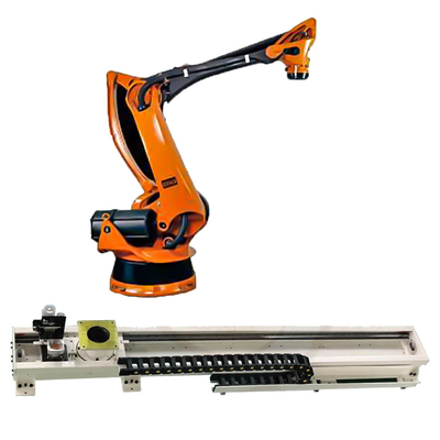 ปลูกขนหุ่นยนต์ 5 แกน Kuka KR 180 PA กับ CNGBS Robot Guide Rail สําหรับปลูกขนหุ่นยนต์