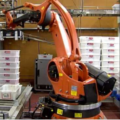 ปลูกขนหุ่นยนต์ 5 แกน Kuka KR 180 PA กับ CNGBS Robot Guide Rail สําหรับปลูกขนหุ่นยนต์