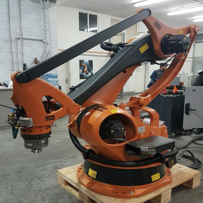 ปลูกขนหุ่นยนต์ 5 แกน Kuka KR 180 PA กับ CNGBS Robot Guide Rail สําหรับปลูกขนหุ่นยนต์