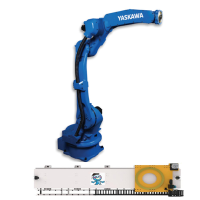 YASKAWA GP25 จัดและวางเครื่องกับ CNGBS Guide Rail Payload 25kg สําหรับโรงงานเป็นหุ่นยนต์อุตสาหกรรม