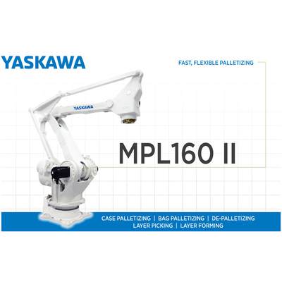 หุ่นยนต์อุตสาหกรรม YASKAWA MPL160II พร้อมแขนหุ่นยนต์ พร้อมภาระประโยชน์ 160KG สําหรับการทํากระปุก