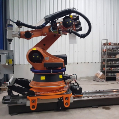 Kuka Robotic Arm 6 Axis KR 360 R2830 พร้อม CNGBS โรบอต จับมือสําหรับ โรบอตที่เลือกและวางโดยอัตโนมัติ