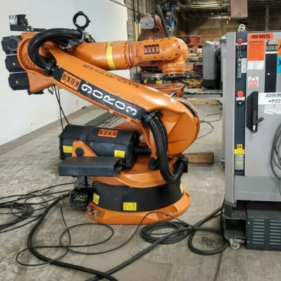 Kuka Robotic Arm 6 Axis KR 360 R2830 พร้อม CNGBS โรบอต จับมือสําหรับ โรบอตที่เลือกและวางโดยอัตโนมัติ