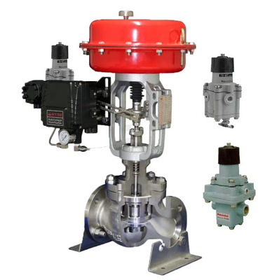 Masoneilan 78-40 กําหนดการกรองอากาศและ Masoneilan SVI2 วาล์ว Pneumatic Positioner สําหรับแวนนํามุมตรง