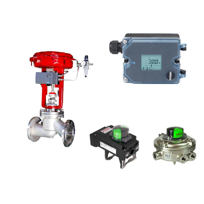 วาล์วควบคุม Pneumatic วูซงชื่อดังของจีนกับ Samson 3725 positioner และ Rotork จํากัด Swi