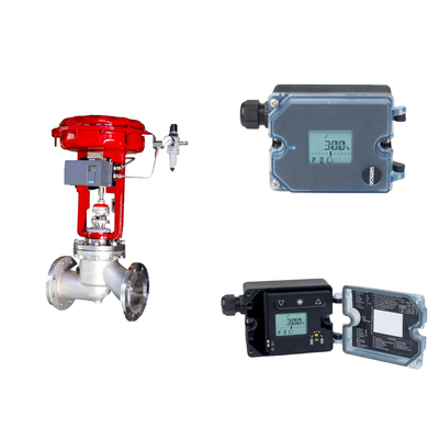 วาล์วควบคุม Pneumatic วูซงชื่อดังของจีนกับ Samson 3725 positioner และ Rotork จํากัด Swi
