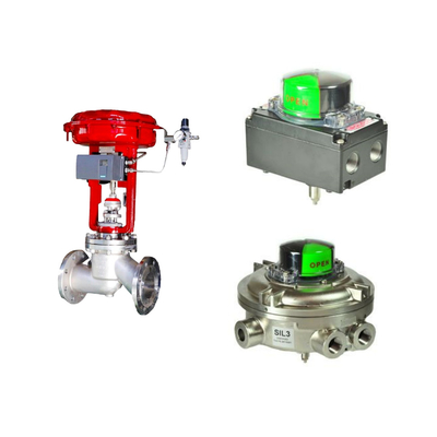 วาล์วควบคุม Pneumatic วูซงชื่อดังของจีนกับ Samson 3725 positioner และ Rotork จํากัด Swi
