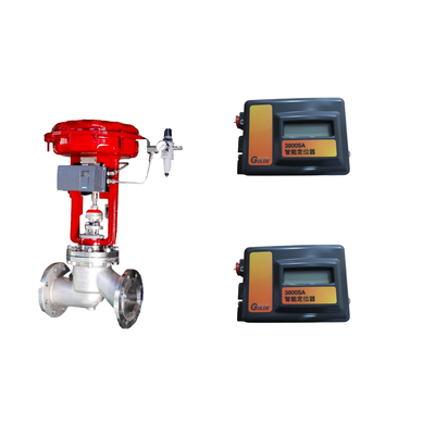 วาล์วควบคุมของจีนกับ Samson 3372 เครื่องดําเนินการกับ FISHER 3800sa วัลล์ว Positioner Burkert 5404 วัลล์ว solenoid