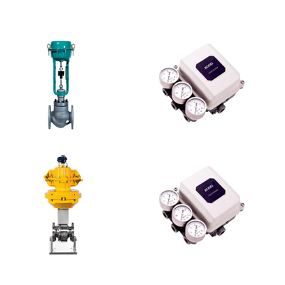 วาล์วควบคุมปนูเมติกคุณภาพสูงของจีน ด้วย koso PP800 ปนูเมติก-ปนูเมติก Positioner