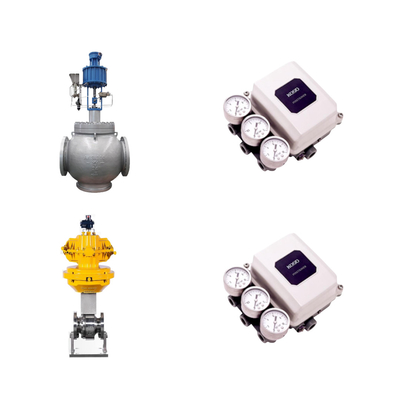 วาล์วควบคุมปนูเมติกคุณภาพสูงของจีน ด้วย koso PP800 ปนูเมติก-ปนูเมติก Positioner
