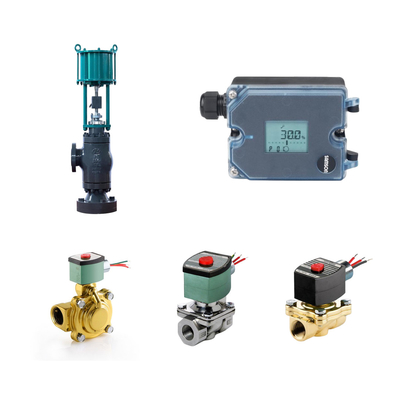 วาล์วควบคุมกับซัมสัน 3372 เครื่องดําเนินการกับซัมสัน 3725 Positioner ASCO วาล์ว solenoid