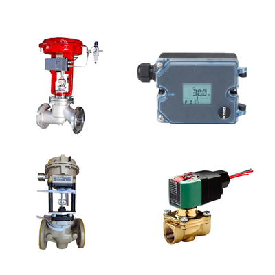วาล์วควบคุมกับซัมสัน 3372 เครื่องดําเนินการกับซัมสัน 3725 Positioner ASCO วาล์ว solenoid