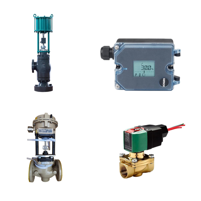 วาล์วควบคุมกับซัมสัน 3372 เครื่องดําเนินการกับซัมสัน 3725 Positioner ASCO วาล์ว solenoid