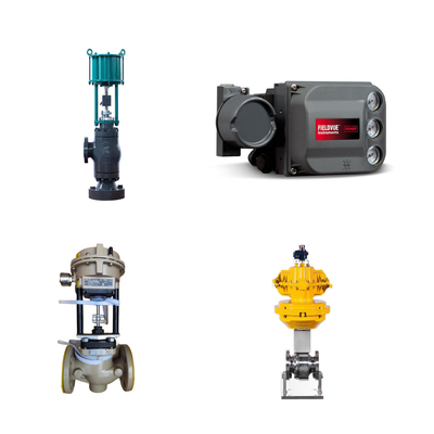 วาล์วควบคุมของจีนและวาล์วควบคุม Samson ด้วย Fisher DVC6200 Digital Smart Positioner ด้วย Feedback