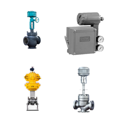 วาล์วควบคุม Pneumatic Wuzhong ที่มีชื่อเสียงของจีน กับ Fisher 3582I Positioner เป็น Positioner วาล์ว