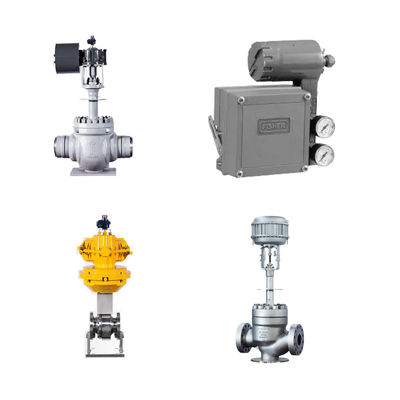 วาล์วควบคุม Pneumatic Wuzhong ที่มีชื่อเสียงของจีน กับ Fisher 3582I Positioner เป็น Positioner วาล์ว