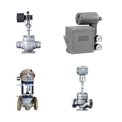 วาล์วควบคุม Pneumatic Wuzhong ที่มีชื่อเสียงของจีน กับ Fisher 3582I Positioner เป็น Positioner วาล์ว