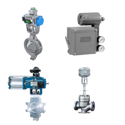 วาล์วควบคุม Pneumatic Wuzhong ที่มีชื่อเสียงของจีน กับ Fisher 3582I Positioner เป็น Positioner วาล์ว