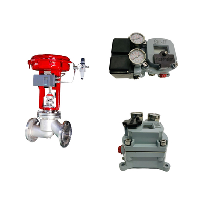 วาล์วควบคุมด้วย Masoneilan SVI II AP Advanced Performance Digital Valve Positioner และ Fisher 67CFR กําหนดการกรอง