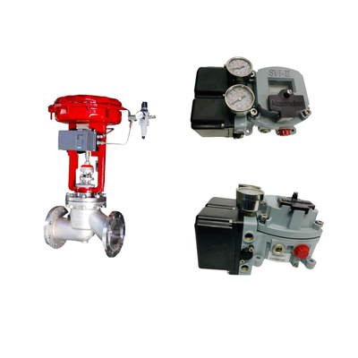 วาล์วควบคุมด้วย Masoneilan SVI II AP Advanced Performance Digital Valve Positioner และ Fisher 67CFR กําหนดการกรอง