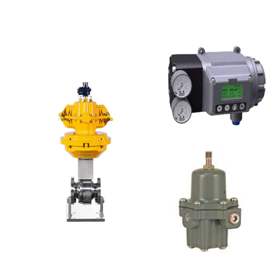 วาล์วควบคุมจีนที่มี Masoneilan SVI3 จิตอลวาล์วตําแหน่งและ Fisher 67CFR กําหนดการกรอง