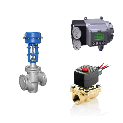 วาล์วควบคุมอุณหภูมิต่ํา ด้วย Masoneilan SVI3 วาล์วดิจิตอลตําแหน่งและ EMERSON ASCO210 วาล์ว solenoid 2 ทาง