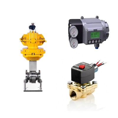 วาล์วควบคุมอุณหภูมิต่ํา ด้วย Masoneilan SVI3 วาล์วดิจิตอลตําแหน่งและ EMERSON ASCO210 วาล์ว solenoid 2 ทาง