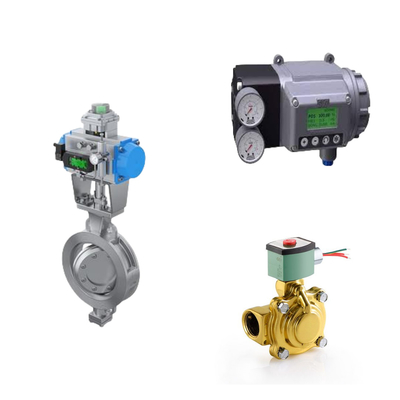 วาล์วควบคุมอุณหภูมิต่ํา ด้วย Masoneilan SVI3 วาล์วดิจิตอลตําแหน่งและ EMERSON ASCO210 วาล์ว solenoid 2 ทาง