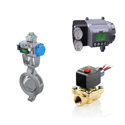 วาล์วควบคุมอุณหภูมิต่ํา ด้วย Masoneilan SVI3 วาล์วดิจิตอลตําแหน่งและ EMERSON ASCO210 วาล์ว solenoid 2 ทาง