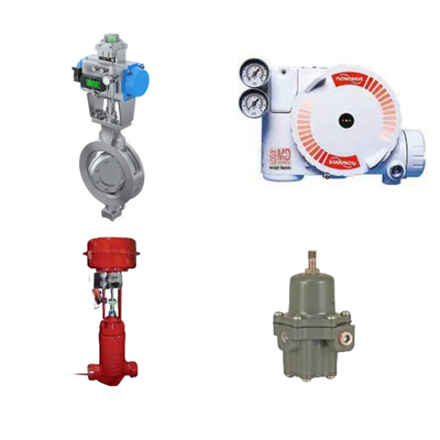 China's และ Masoneilan ระบบควบคุมวาล์วด้วย Flowserve 3200MD ดิจิตอล HART Positioner และ Fisher 67CFR กําหนดการกรอง