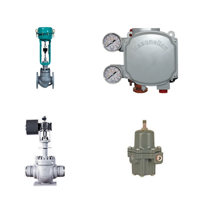 วาล์วควบคุมปนูเมติก กับ Masoneilan SVi1000 วาล์วดิจิตอล Positioner และ Fisher 67CFR กําหนดการกรอง