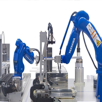 6 Axis Pick And Place Robotic Arm Yaskawa GP8 พร้อม CNGBS หุ่นยนต์จับสําหรับหุ่นยนต์รับมือวัสดุ