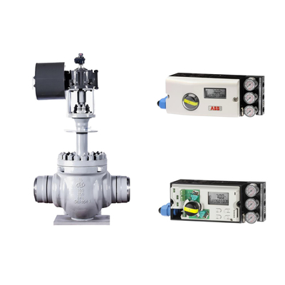 วาล์ว Cnotro Pneumatic ของประเทศจีนที่มีชื่อเสียง พร้อมเครื่องวางตําแหน่งสมาร์ท ABB EDP300 TZIDC-200 ของเดิมและใหม่
