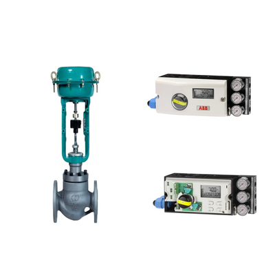 วาล์ว Cnotro Pneumatic ของประเทศจีนที่มีชื่อเสียง พร้อมเครื่องวางตําแหน่งสมาร์ท ABB EDP300 TZIDC-200 ของเดิมและใหม่