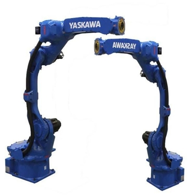 6 Axis Robotic Arm Yaskawa GP12 พร้อมรั้วความปลอดภัย CNGBS สําหรับการจัดการอัตโนมัติเป็นหุ่นยนต์ทั่วไป