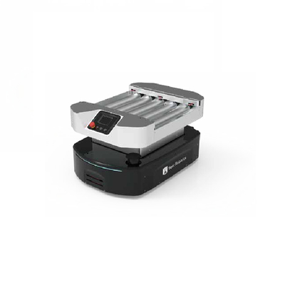 ชาซีที่ไม่มีคนขับ AGV ABM-150 ด้วยภาระ 150KG ทํางานกับ UR Robot สําหรับ AGV Robot