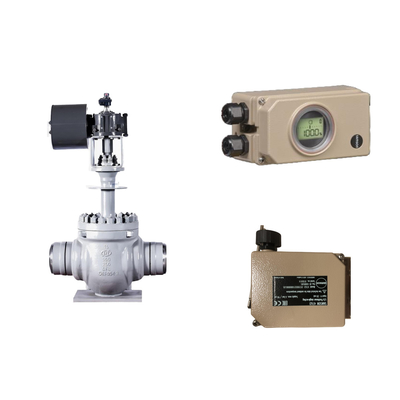 วาล์วควบคุม Pneumatic ด้วยการสื่อสารที่แข็งแรง Samson Electropneumatic 3730-3 และ samson 4763 positioner