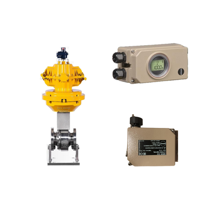 วาล์วควบคุม Pneumatic ด้วยการสื่อสารที่แข็งแรง Samson Electropneumatic 3730-3 และ samson 4763 positioner
